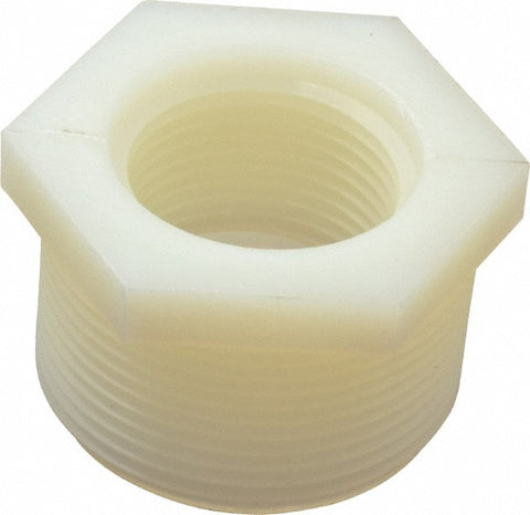 1-1/2 x 1" Nylon Plastic Pipe Reducer Bushing