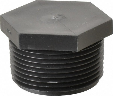 1-1/4" Polypropylene Plastic Pipe Plug