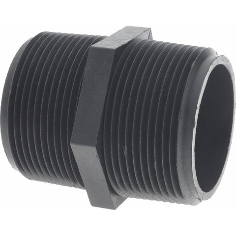 1-1/2" Polypropylene Plastic Pipe Hex Nipple