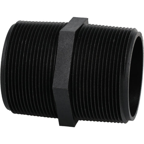 2" Polypropylene Plastic Pipe Hex Nipple