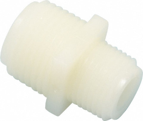 3/8 x 1/2" Nylon Plastic Pipe Reducer Nipple