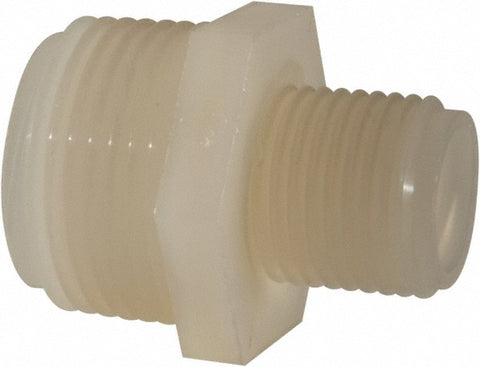 3/4 x 11/16" Nylon Plastic Pipe Reducer Nipple
