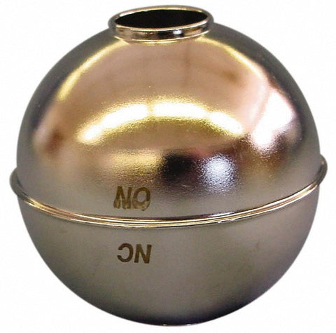 1" Dia, 3/8" Connection, Spherical Magnetic Tubed-Through Float