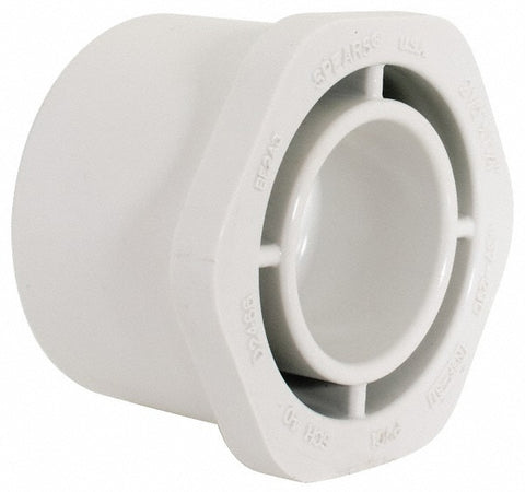 2-1/2 x 1-1/4" PVC Plastic Pipe Bushing