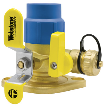 (Nibco Part#:  H-101413WHV) 10141W Series - Full Port Forged Brass Uni-Flange Ball Valves