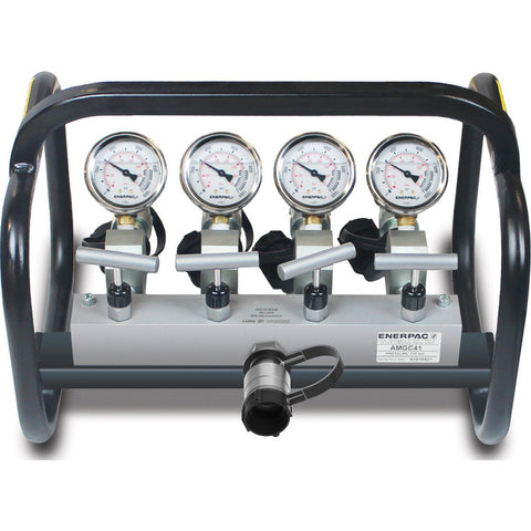 11.22X11.22X14.57 SNGL HYD MANIFOLD W/GAUGE&FRM