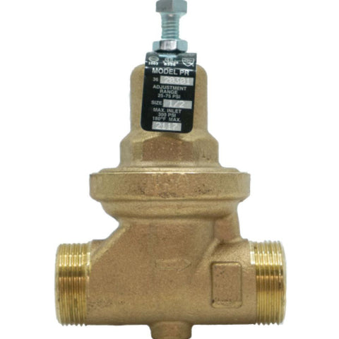Pressure Reducing Valves; Type: Standard Water Pressure Reducing Valve; Maximum Pressure (psi): 300.00; Thread Size: 2; Connection Type: FNPT x FNPT; Width (Inch): 9.875; Reduced Pressure Range: 25 to 75; Maximum Working Pressure (psi): 300.000; Special I