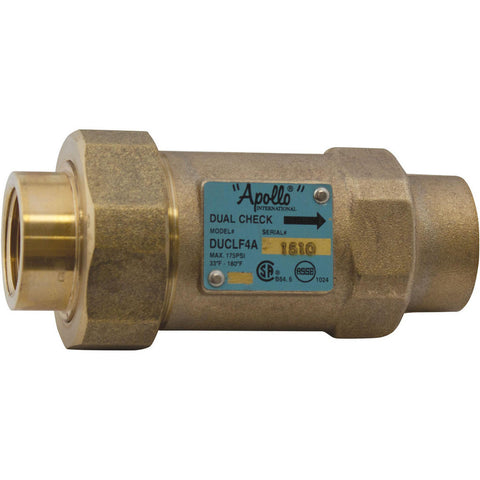 3/4" X3/4" FNPT 4ALF DUAL BACKFLOW