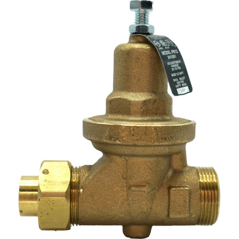 Pressure Reducing Valves; Type: Standard Water Pressure Reducing Valve; Maximum Pressure (psi): 300.00; Thread Size: 2; Connection Type: Single Union NPT x FNPT; Width (Inch): 9.875; Reduced Pressure Range: 25 to 75; Maximum Working Pressure (psi): 300.00