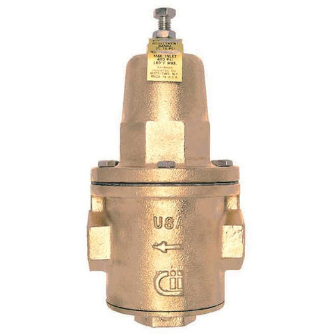 Pressure Reducing Valves; Type: Standard Water Pressure Reducing Valve; Maximum Pressure (psi): 400.00; Thread Size: 1; Connection Type: FNPT x FNPT; Width (Inch): 10.25; Reduced Pressure Range: 25 to 75; Maximum Working Pressure (psi): 400.000; Special I