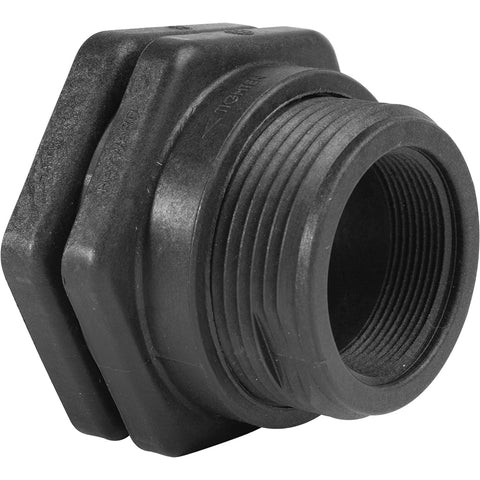 4" FNPT X FNPT EPDM G BFAS BULKHEAD FITTING