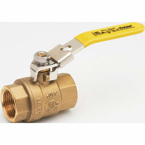 Manual Ball Valve: 1/2" Pipe, Full Port