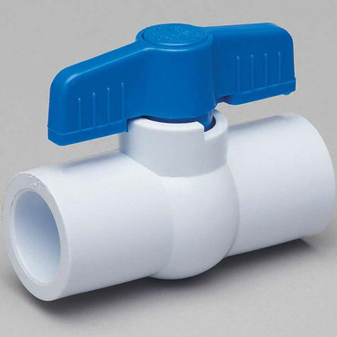 2-Way Manual Ball Valve: 1/2" Pipe, Full Port