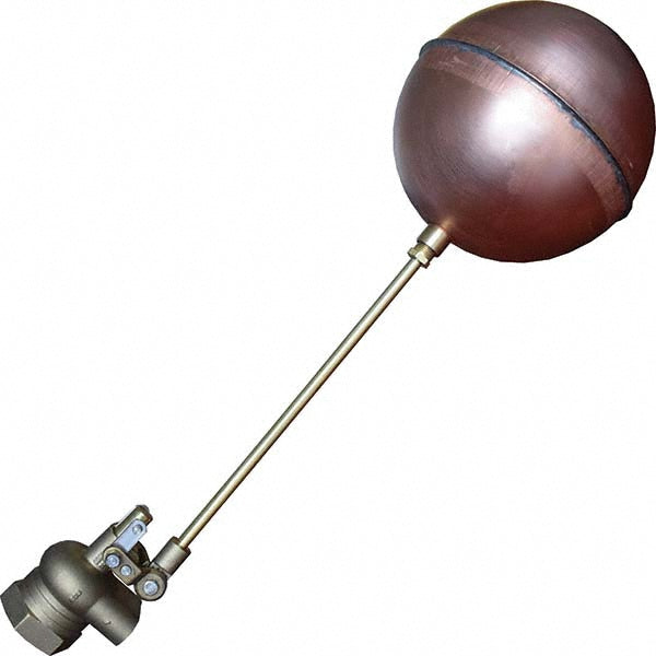 Float Valves: Style: Angle Pattern-Single Seat; Pipe Size: 3/4; End Co ...