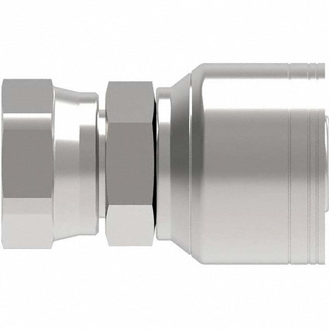 Hydraulic Hose SAE 45 Female Swivel Fitting: 0.75" ID, 12 mm, 1-1/16-14