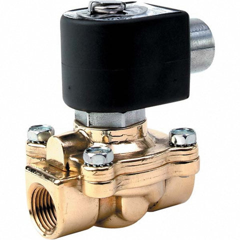 Solenoid Valve: 2-Way, 1/2" Port