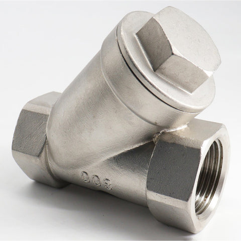 1-1/4" Pipe, FNPT x FNPT Ends, 316 Stainless Steel Y-Strainer