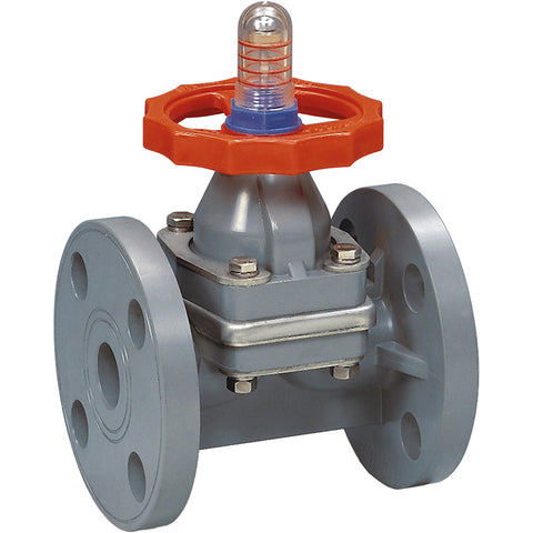 1" FLANGED PVC/EPDM DIAPHRAGM VALVE