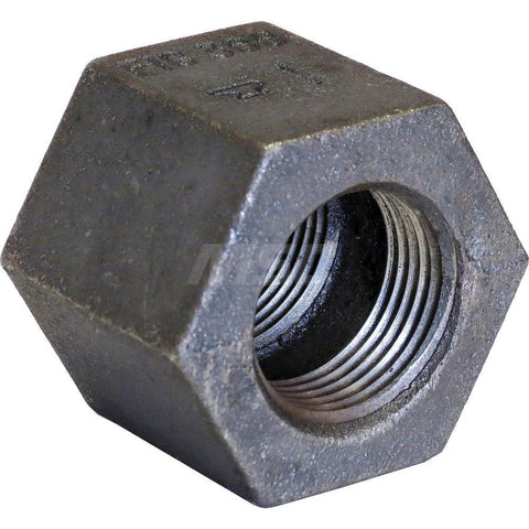 Black Coupling: 1", 125 psi, Thread x Thread