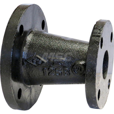 Black Concentric Reducer: 4 x 2", 125 psi, Thread x Thread