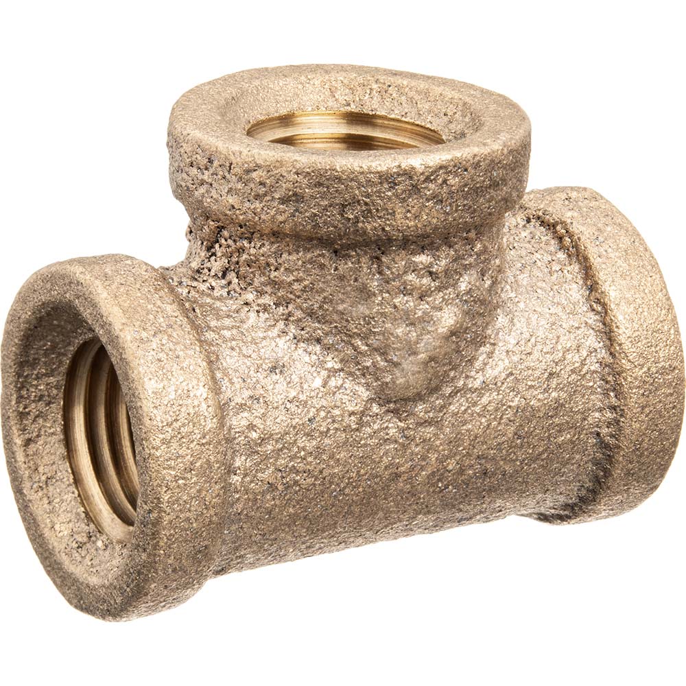 Brass Pipe Fitting: 1/4 x 1/4 x 1/4