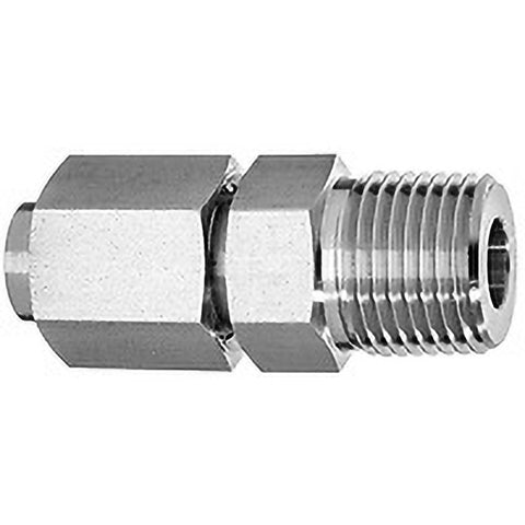 1/4"MALE JIC1/4"MNPT SS 37 DEG FLARED STR ADPT