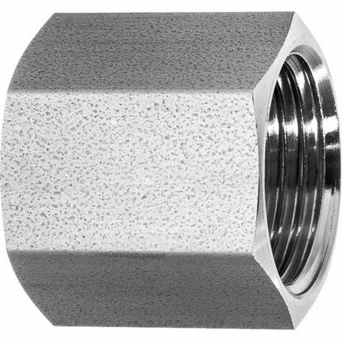 Stainless Steel Flared Tube Nut: 1/2" OD, 3/4-16 Thread, 37 deg Flared Angle