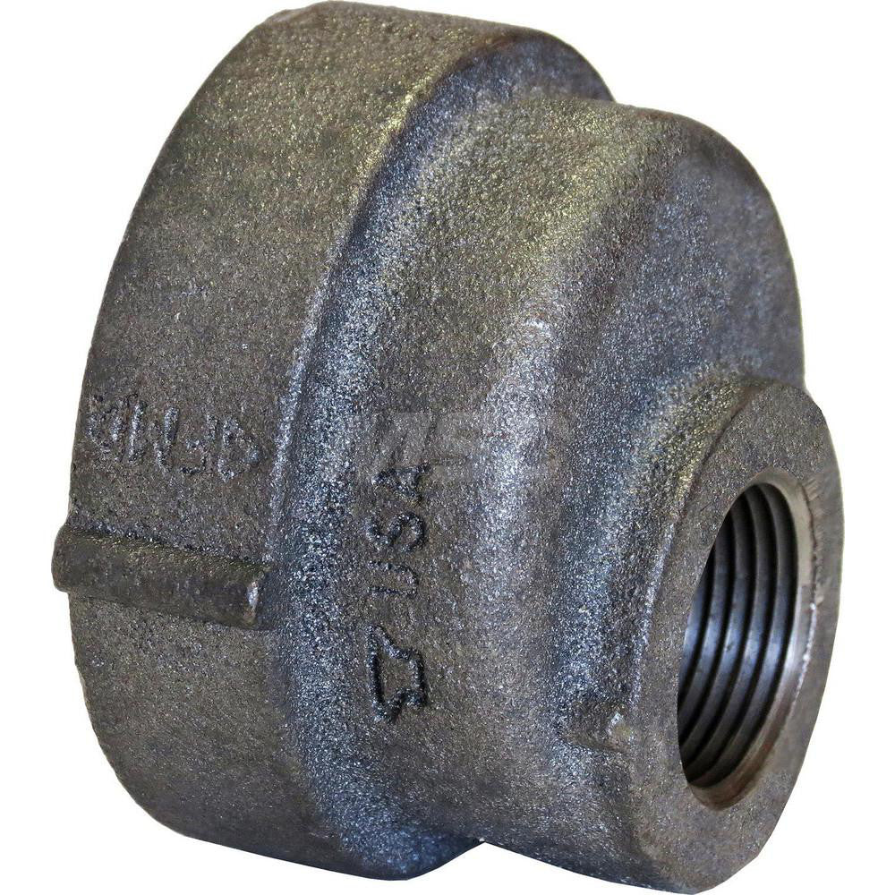 Reducing Threaded Coupling Black Reducing Coupling: 3/4 x 1/2