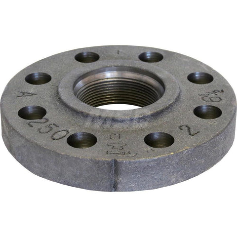Black Flange: 2 x 6-1/2", 250 psi, Thread x Thread
