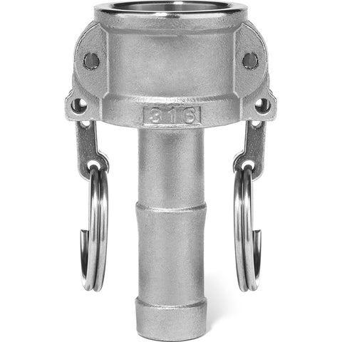 1-1/2X1-1/2 250PSI 304SS CAM&GROOVE FITTING