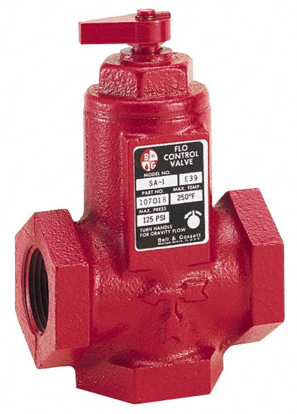 1" Pipe, Cast Iron Manually Operated Plumbing Valve