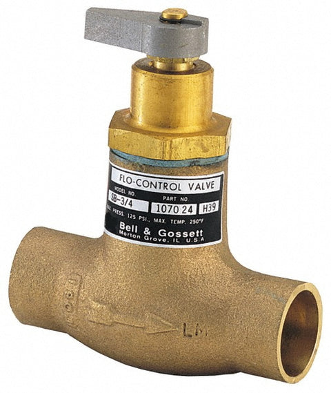 3/4" Pipe, Bronze Manually Operated Plumbing Valve