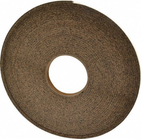 1/2" Wide x 1/8" Thick, Adhesive Backed Gasketing Roll