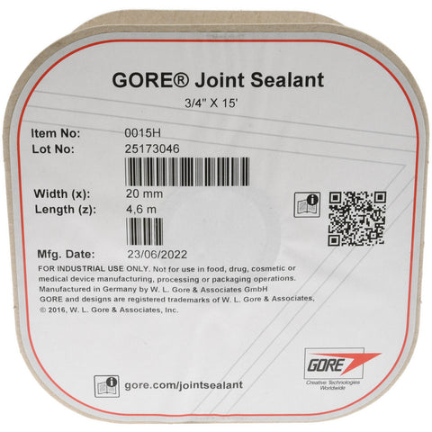 15' Long x 3/4" Wide Gore Tex Joint Sealant