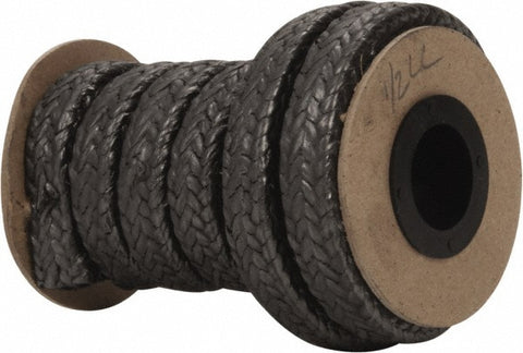 1/2" x 5.2' Spool Length, Graphite Yarn Compression Packing