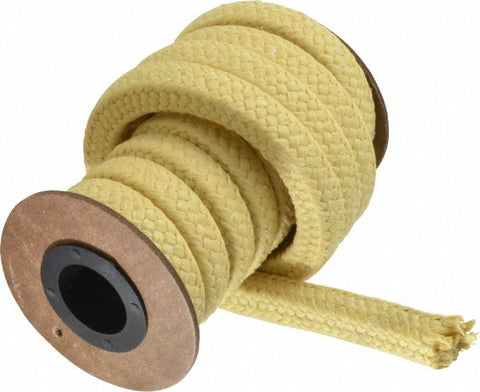 1/2" x 8' Spool Length, PTFE/Aramid Composite Compression Packing