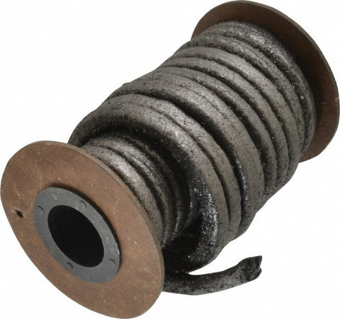 1/4" x 12-1/2' Spool Length, Graphite Impregnated Aramid Compression Packing
