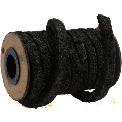 3/8" x 12.4' Spool Length, Graphite Impregnated Aramid Compression Packing