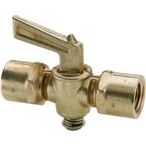 1/4" Pipe, Female Pipe to Female Pipe Drain Cock & Shutoff Valve