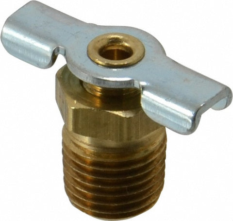 1/4" Pipe, Internal Seal Drain Cock & Shutoff Valve