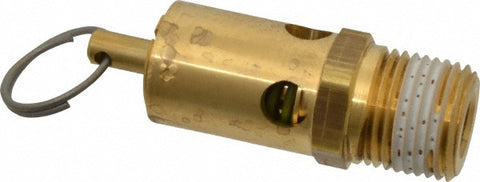 ASME Safety Relief Valve: 1/2" Inlet, 232 CFM, 125 Max psi