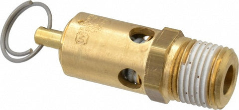 ASME Safety Relief Valve: 1/2" Inlet, 274 CFM, 150 Max psi