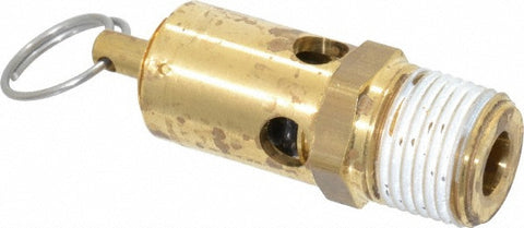 ASME Safety Relief Valve: 1/2" Inlet, 358 CFM, 200 Max psi