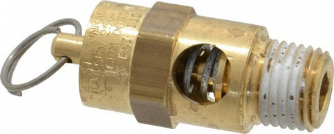 ASME Safety Relief Valve: 1/4" Inlet, 116 CFM, 125 Max psi