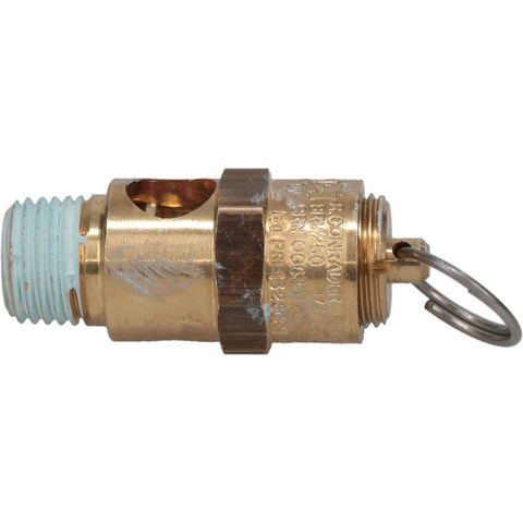 ASME Safety Relief Valve: 1/4" Inlet, 136 CFM, 150 Max psi