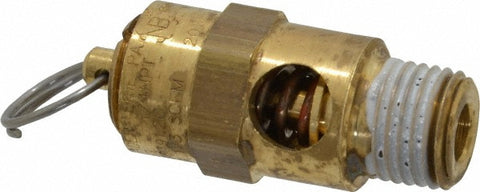 ASME Safety Relief Valve: 1/4" Inlet, 178 CFM, 200 Max psi