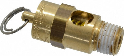 ASME Safety Relief Valve: 1/4" Inlet, 61 CFM, 60 Max psi