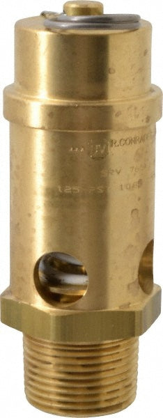 ASME Safety Relief Valve: 1" Inlet, 1,053 CFM, 125 Max psi