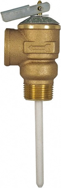 ASME Safety Relief Valve: 3/4" Inlet, 150 Max psi