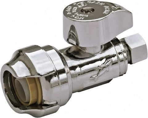 1/2 & 1/4" Pipe, 200 psi WOG Rating, Brass Stop Valve